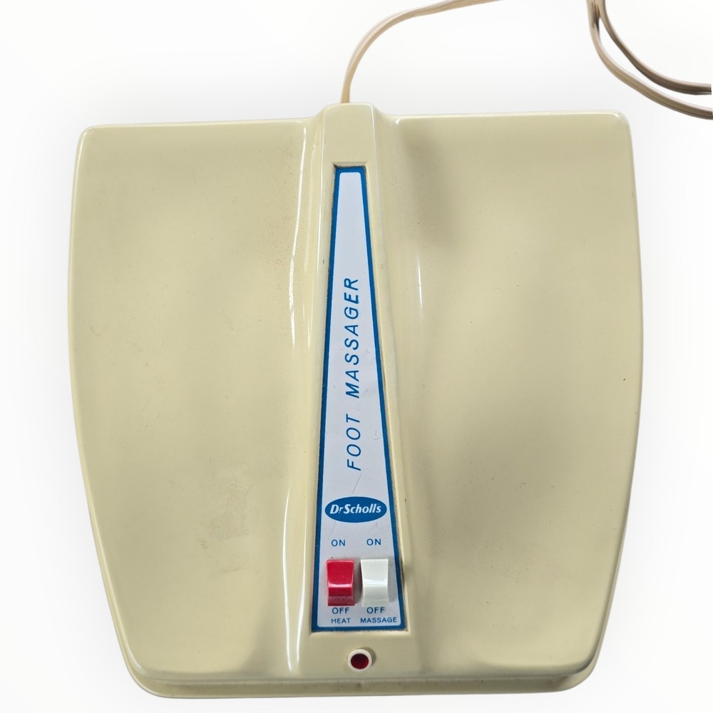 Vintage Dr Scholls Foot Massager with Heat Retro Electric